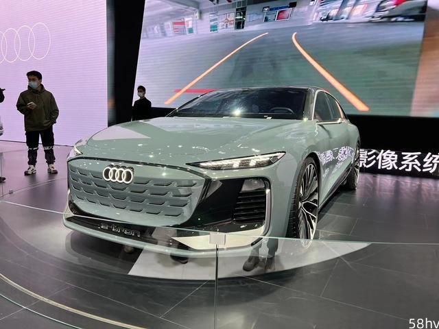 2022广州车展：零百加速不到4秒，奥迪A6 Avant e-tron概念车亮相