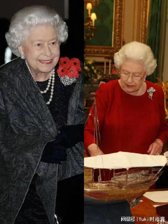 回顾英国伊丽莎白女王的穿搭，才知道：她才是彩色搭配高手，太美