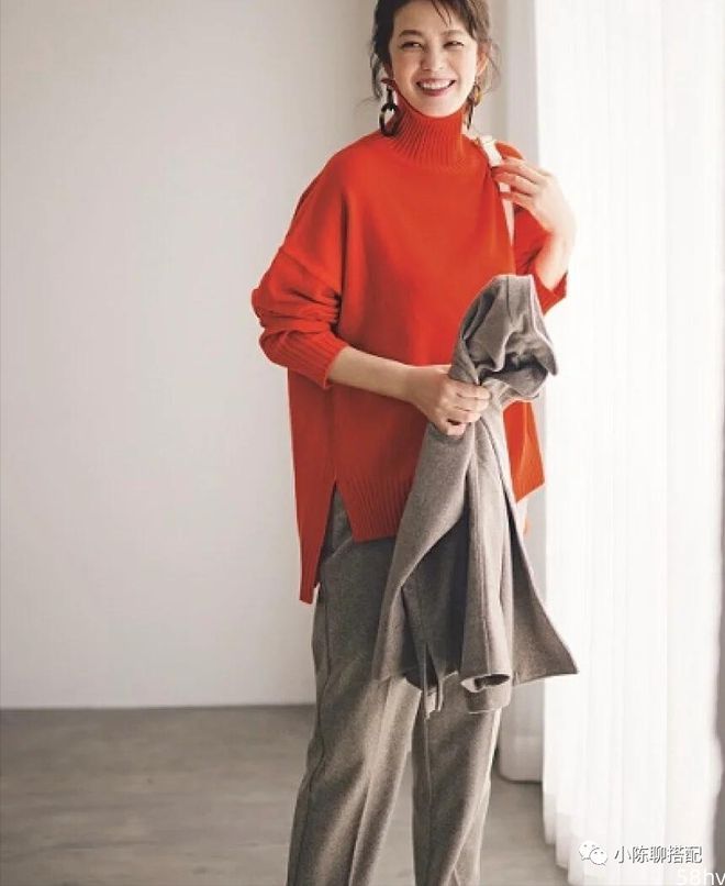 40+日本主妇亲身示范：不戴帽，少收腰，到老都优雅
