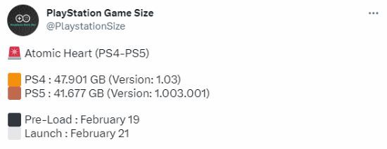 PS版《原子之心》容量大小曝光 2月19日开启预载