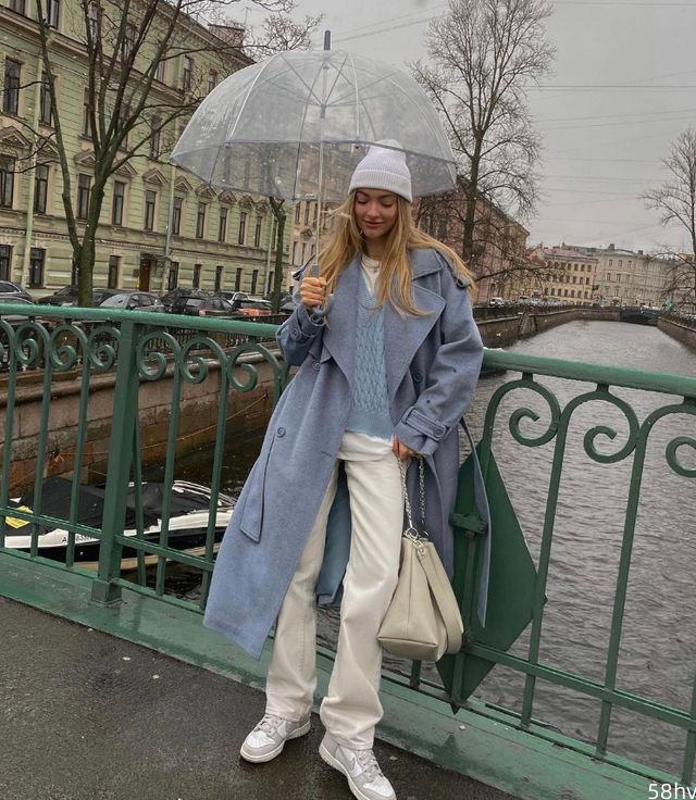 俄罗斯的ins时尚博主Liza Rudkevich超级适合冬天的保命时髦穿搭