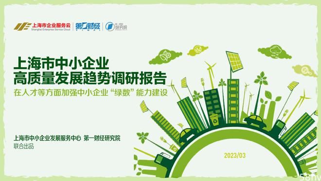 上海市中小企业高质量发展趋势调研报告：在人才等方面加强中小企业“绿数”能力建设丨旗舰报告