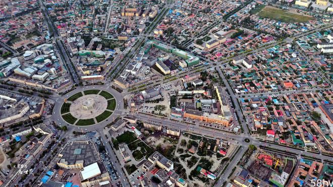 中国的城市规划千篇一律？错了！新疆特克斯就是独一无二的八卦城