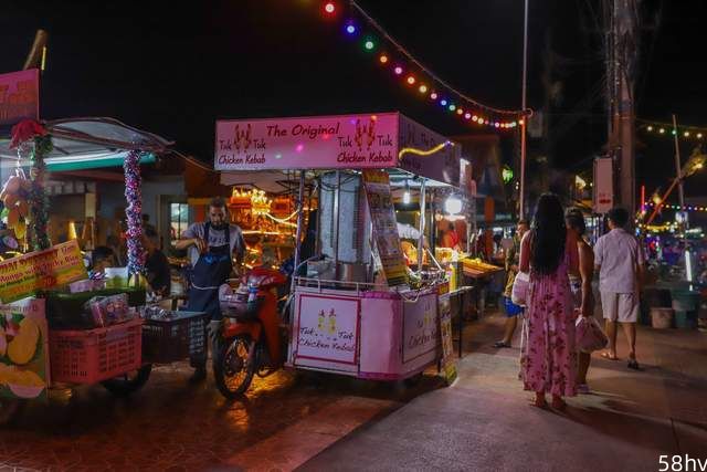 兰塔夜市，食物令人垂涎欲滴，体验泰国美食的好去处