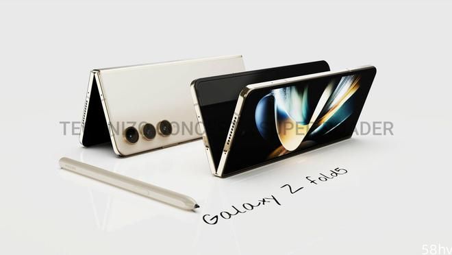 三星Galaxy Z Fold 5折叠屏渲染图曝光