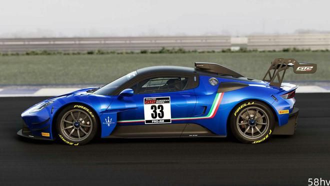 从优雅变战斗！玛莎拉蒂MC20 GT2赛车发布，将于6月底亮相