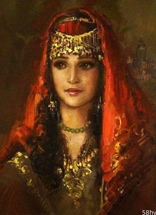 土耳其画家笔下的土耳其女郎，那叫一个美！