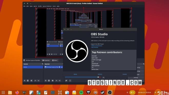开源免费录屏和直播软件 OBS Studio 29 发布