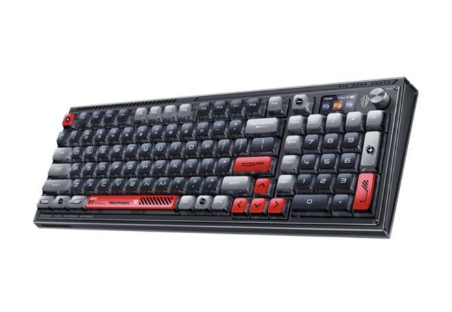 红魔电竞机械键盘今日开售：配备 1.47 寸显示屏，首发价 899 元