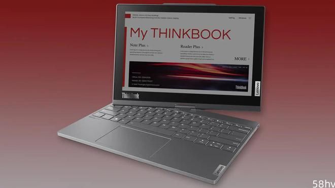 联想发布 ThinkBook Plus Twist：OLED 主屏 + 彩色墨水副屏