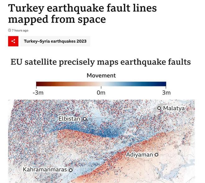 英国专家称土耳其地震破裂长度在300公里左右，相当于从伦敦到巴黎