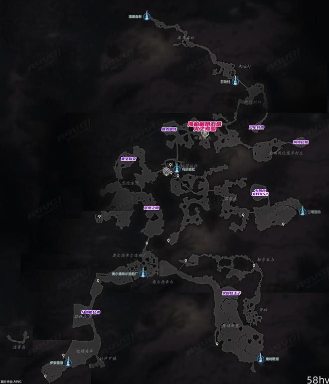 《最终幻想16》全地图攻略 恶名精英位置 石塔位置